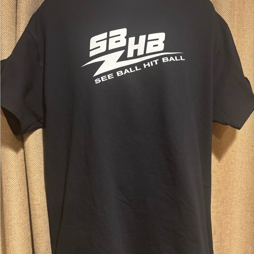 Black Short Sleeve Tee with Bold Graphic Design